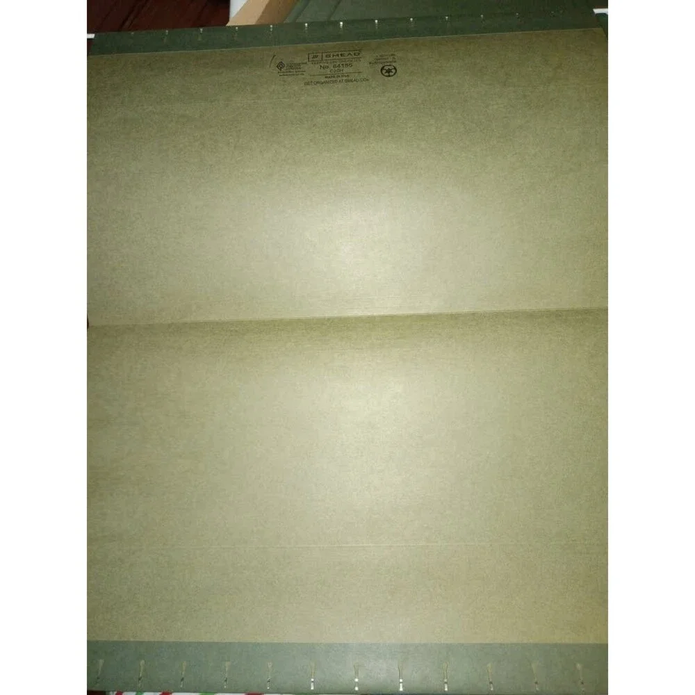Hanging File Folder, With Tabs, Legal Size, Standard Green, 25 per Box (64155)